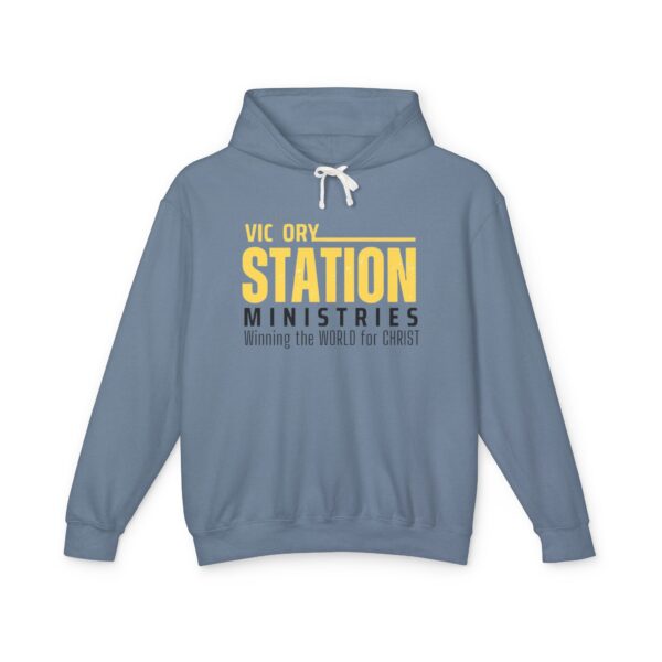 Unisex Lightweight Hooded Sweatshirt - Image 5