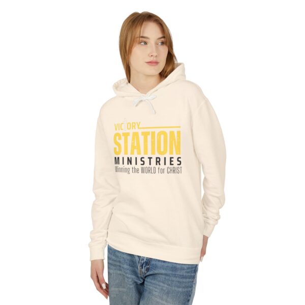 Unisex Lightweight Hooded Sweatshirt - Image 3
